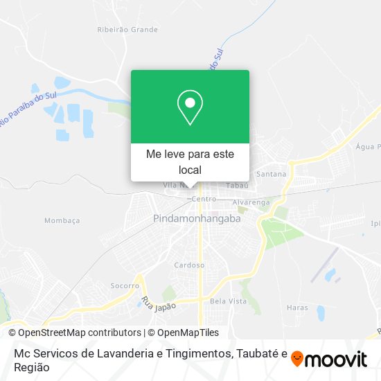 Mc Servicos de Lavanderia e Tingimentos mapa