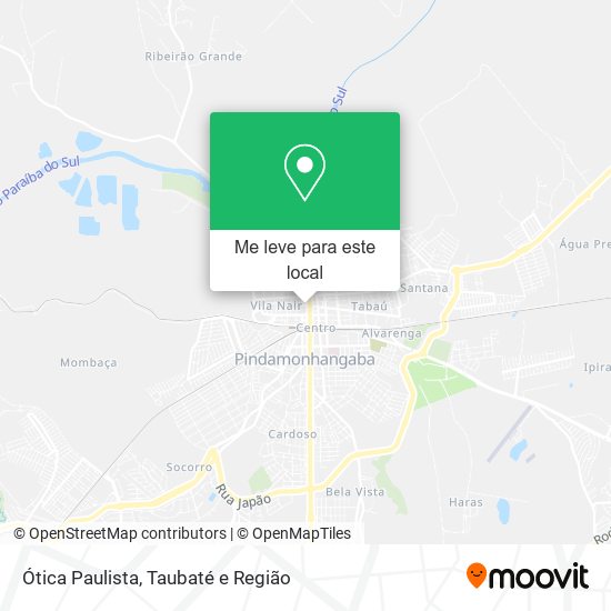 Ótica Paulista mapa