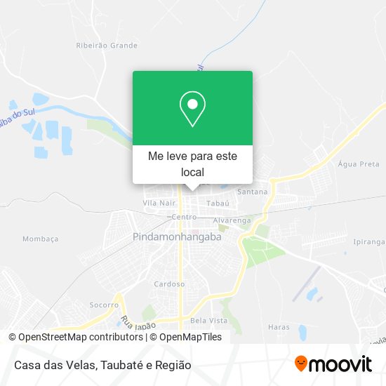 Casa das Velas mapa