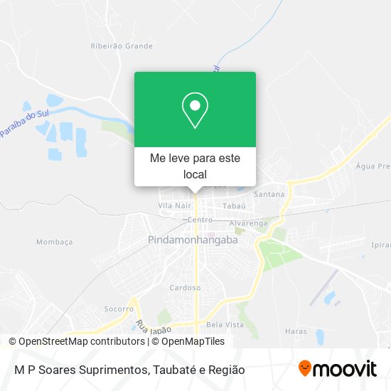 M P Soares Suprimentos mapa