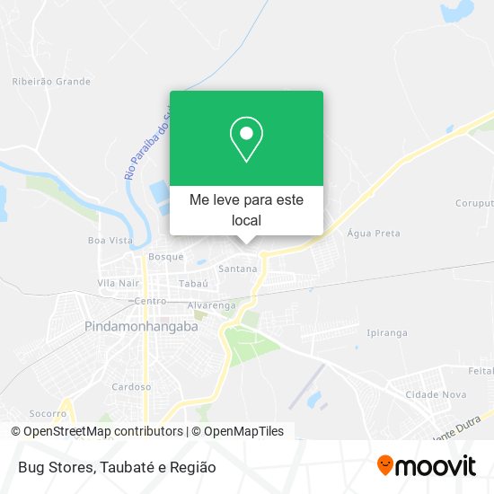 Bug Stores mapa