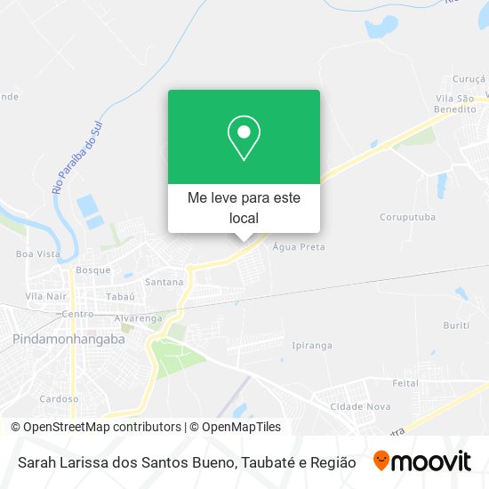 Sarah Larissa dos Santos Bueno mapa