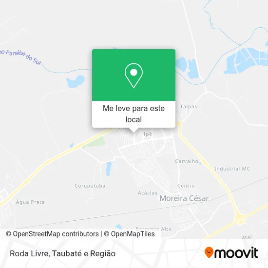 Roda Livre mapa