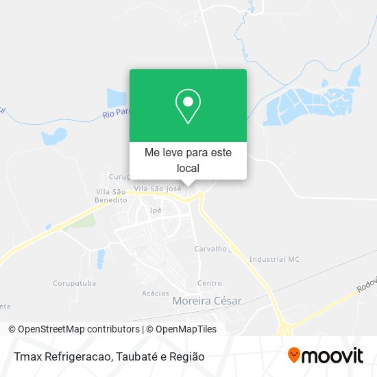 Tmax Refrigeracao mapa