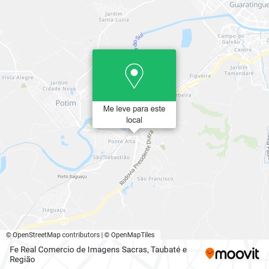 Fe Real Comercio de Imagens Sacras mapa