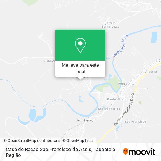 Casa de Racao Sao Francisco de Assis mapa