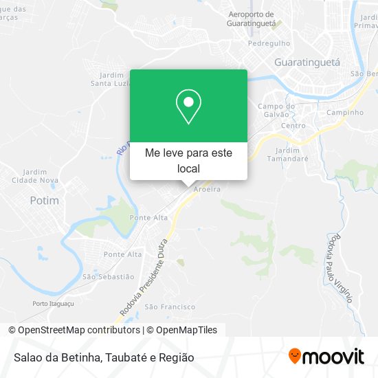 Salao da Betinha mapa