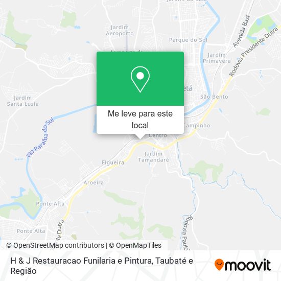 H & J Restauracao Funilaria e Pintura mapa