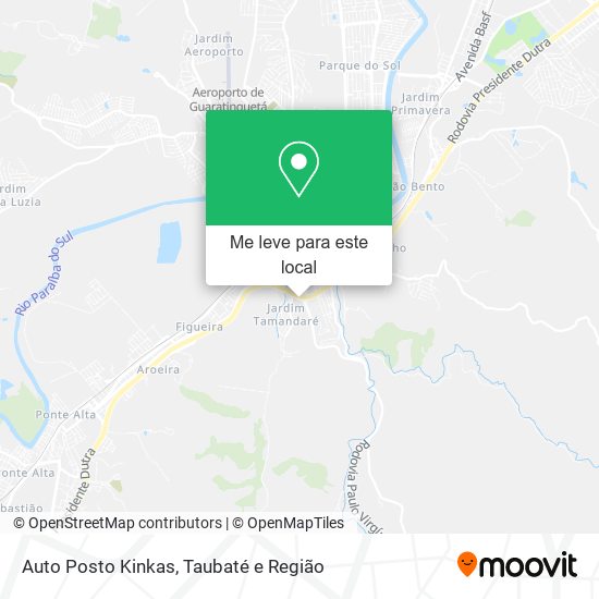 Auto Posto Kinkas mapa