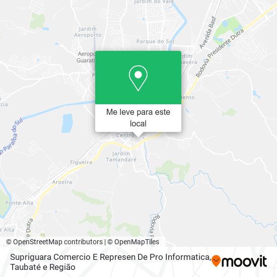 Supriguara Comercio E Represen De Pro Informatica mapa
