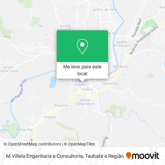 M.Villela Engenharia e Consultoria mapa