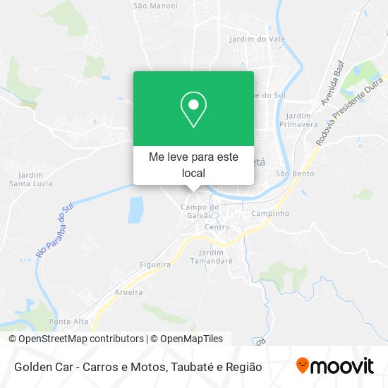 Golden Car - Carros e Motos mapa