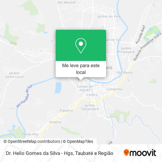 Dr. Helio Gomes da Silva - Hgs mapa