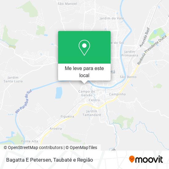 Bagatta E Petersen mapa