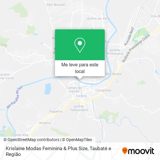 Krislaine Modas Feminina & Plus Size mapa