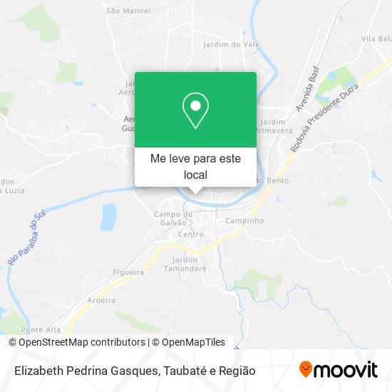 Elizabeth Pedrina Gasques mapa