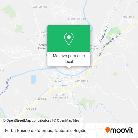 Ferbit Ensino de Idiomas mapa