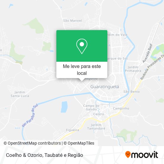Coelho & Ozorio mapa