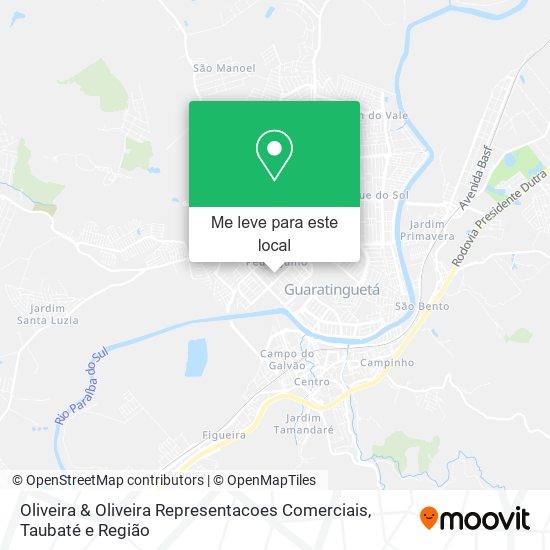 Oliveira & Oliveira Representacoes Comerciais mapa