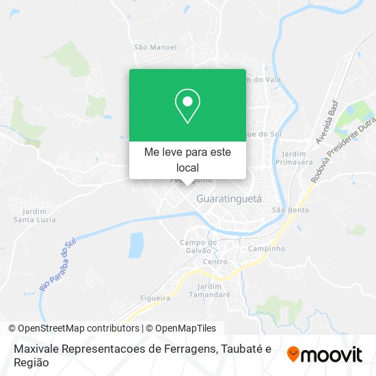 Maxivale Representacoes de Ferragens mapa