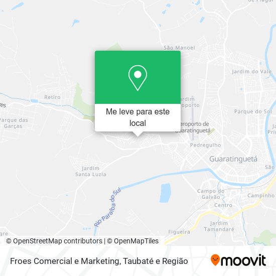 Froes Comercial e Marketing mapa