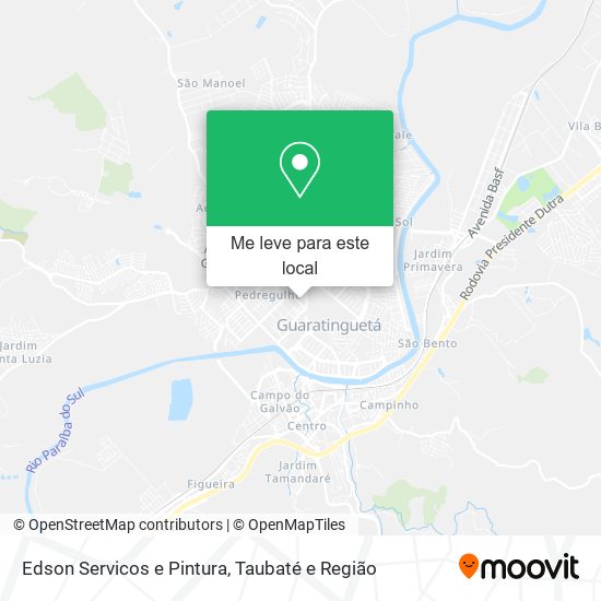 Edson Servicos e Pintura mapa