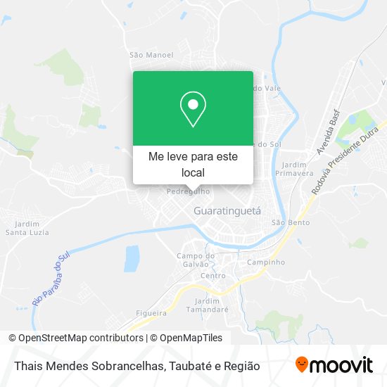Thais Mendes Sobrancelhas mapa