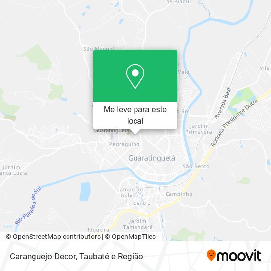 Caranguejo Decor mapa