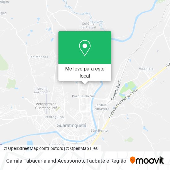 Camila Tabacaria and Acessorios mapa