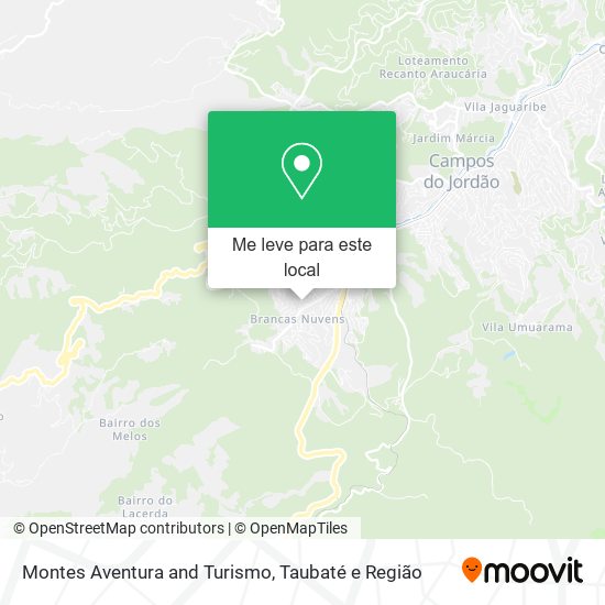 Montes Aventura and Turismo mapa