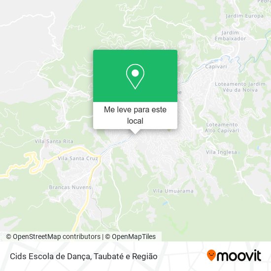 Cids Escola de Dança mapa