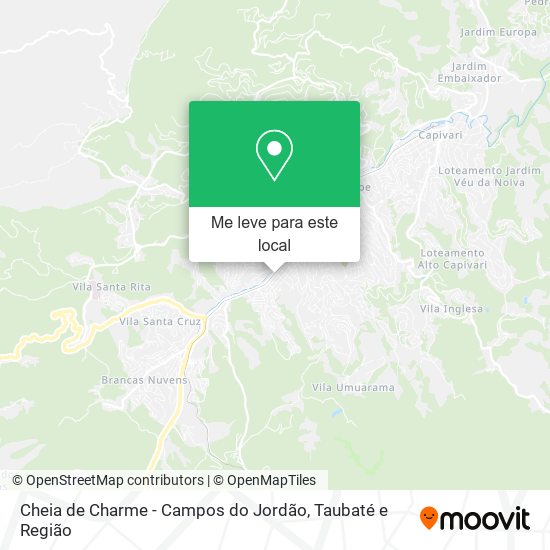 Cheia de Charme - Campos do Jordão mapa