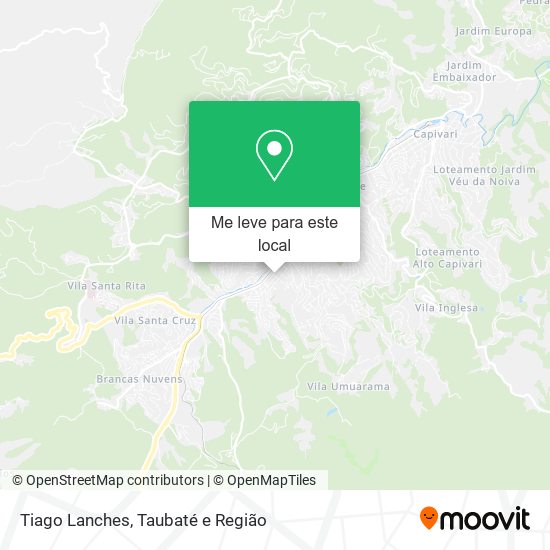 Tiago Lanches mapa