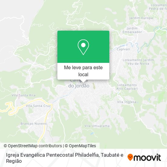Igreja Evangélica Pentecostal Philadelfia mapa