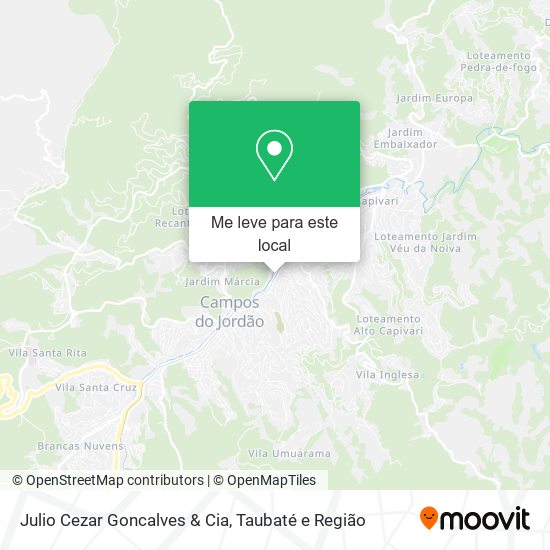 Julio Cezar Goncalves & Cia mapa
