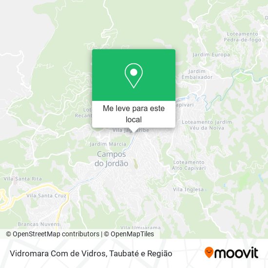 Vidromara Com de Vidros mapa