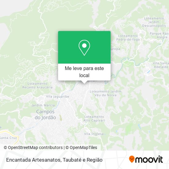 Encantada Artesanatos mapa