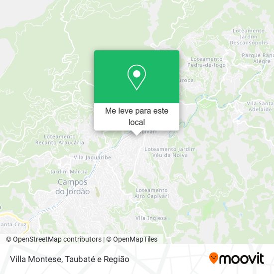 Villa Montese mapa