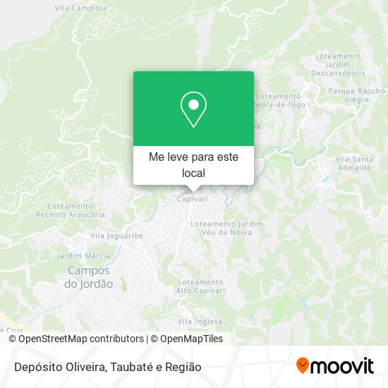 Depósito Oliveira mapa