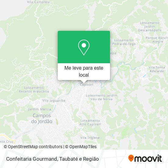Confeitaria Gourmand mapa