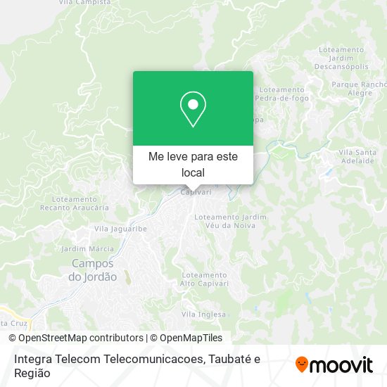 Integra Telecom Telecomunicacoes mapa