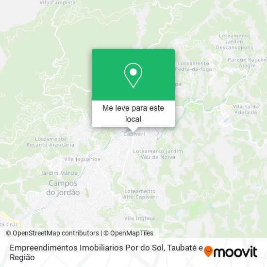 Empreendimentos Imobiliarios Por do Sol mapa