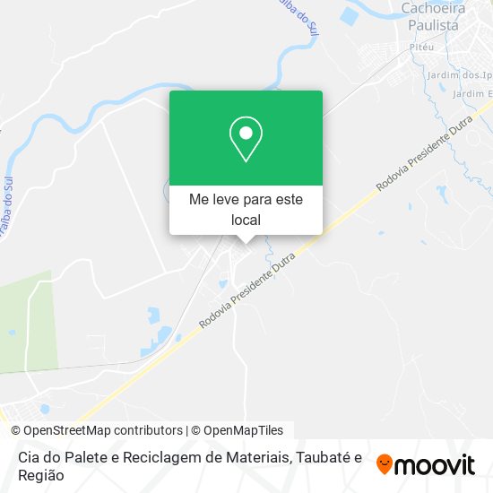 Cia do Palete e Reciclagem de Materiais mapa