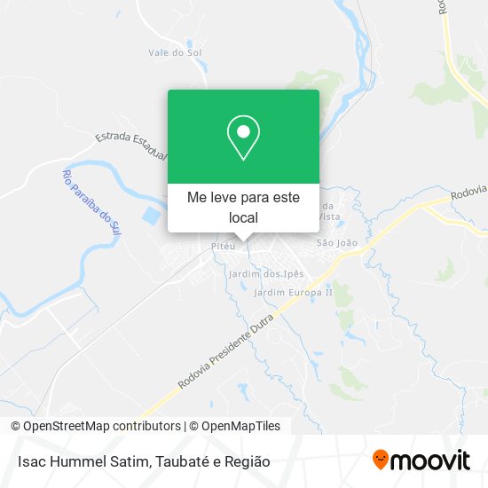 Isac Hummel Satim mapa