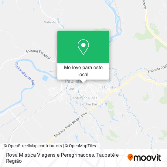 Rosa Mistica Viagens e Peregrinacoes mapa