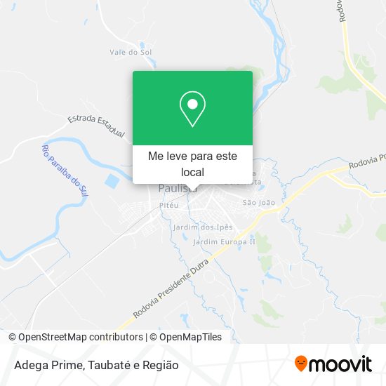 Adega Prime mapa