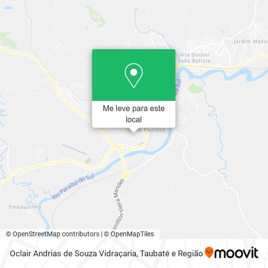 Oclair Andrias de Souza Vidraçaria mapa