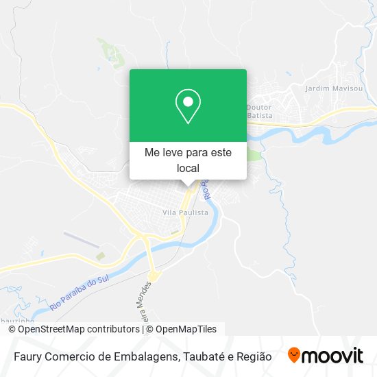 Faury Comercio de Embalagens mapa
