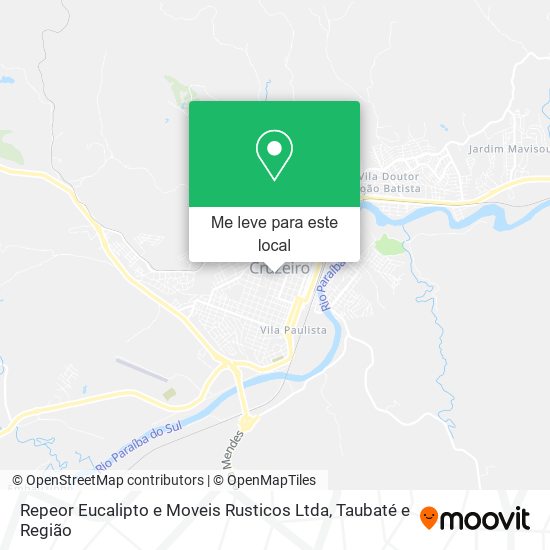 Repeor Eucalipto e Moveis Rusticos Ltda mapa