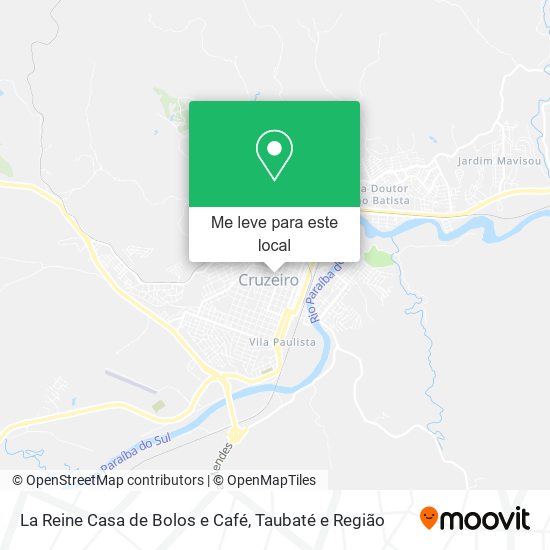 La Reine Casa de Bolos e Café mapa